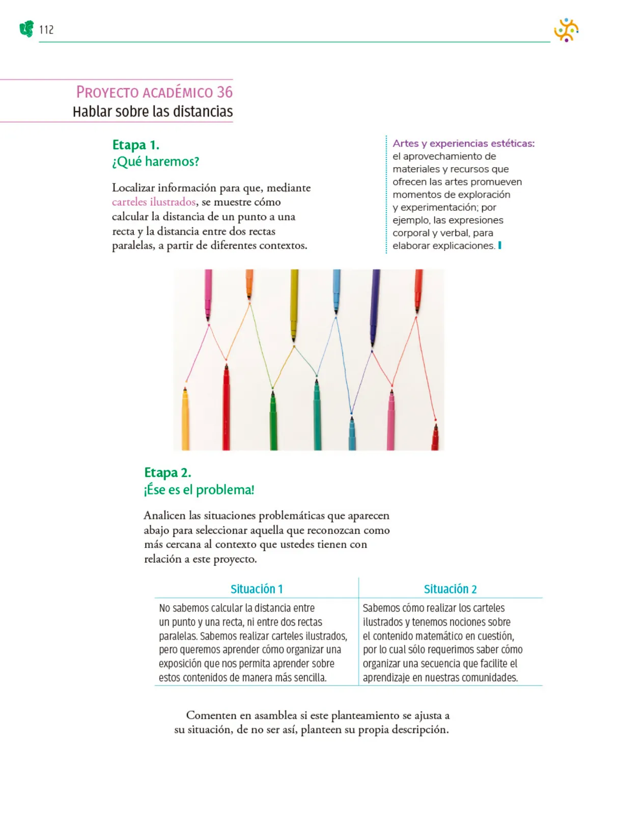 Miniatura página 113 de Colección Ximhai. Nuestro libro de Proyectos.  Tomo III.  Libro de Educación Telesecundaria Grado 1°  Ciclo Escolar 2025 - 2026