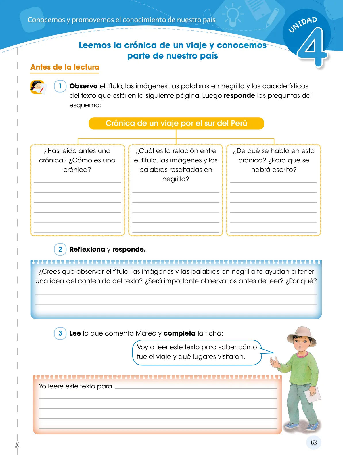 Página 64 de Comunicación 6 : cuaderno de trabajo para sexto grado de Educación Primaria 2019 · 2019