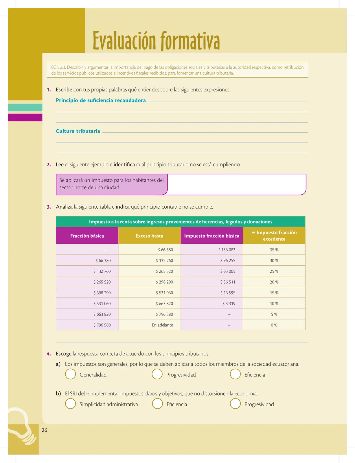 Página 26 de Emprendimiento Y Gestion · 1ro BGU · 2019