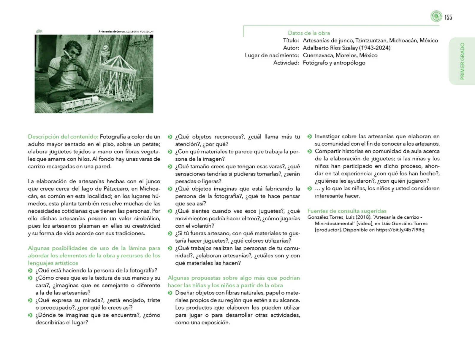 Miniatura página 156 de Posibilidades de trabajo para la acción transformadora y el codiseño. Ficheros. Fase 2  Libro de Educación Preescolar Grado 1°, 2°, 3°  Ciclo Escolar 2025 - 2026