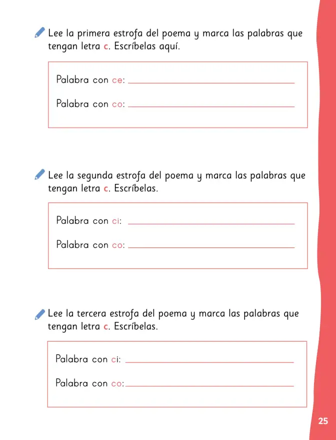 Página 28 de Lenguaje y Comunicación – Primero Básico | Texto del Estudiante MINEDUC – Descargar PDF · 2024