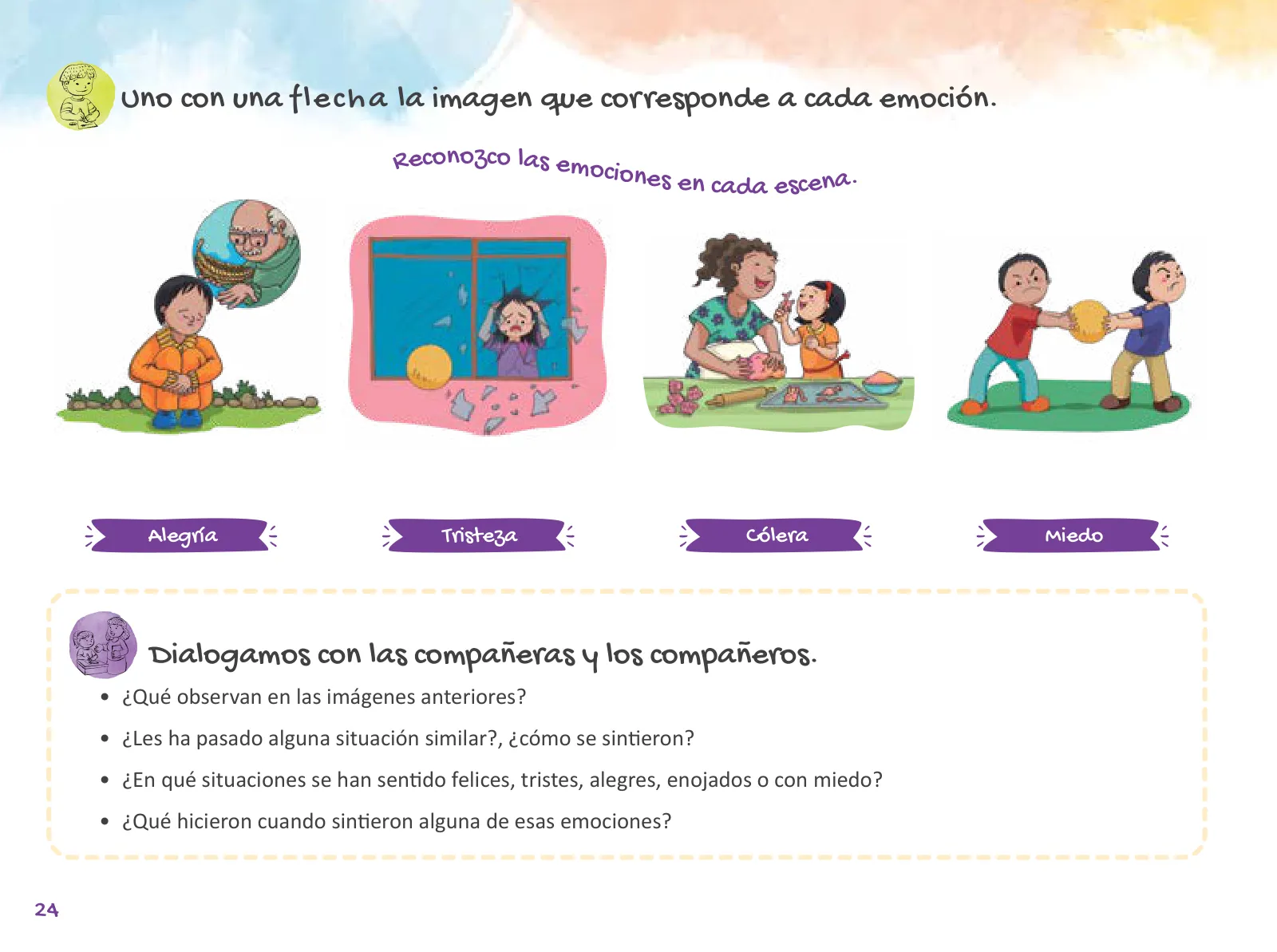Miniatura página 26 de Cuadernillo de Tutoría 1 : primer grado de Educación Primaria · 2021