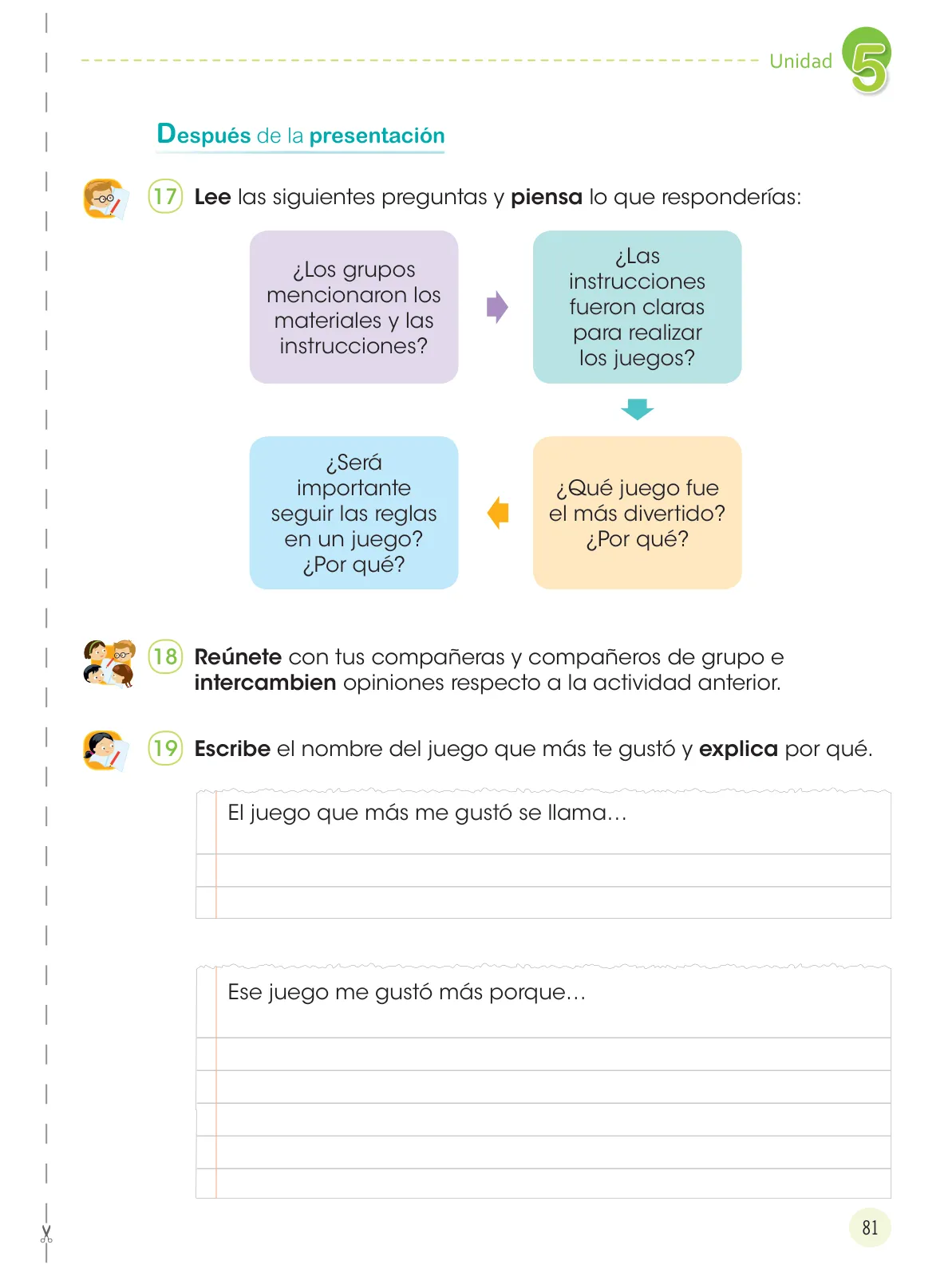 Miniatura página 83 de Comunicación 3 : cuaderno de trabajo para tercer grado de Educación Primaria 2019 · 2019
