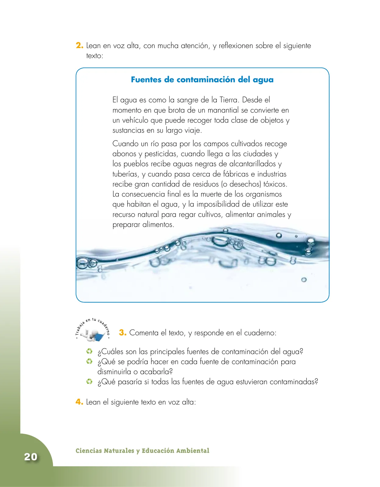 Página 20 de Ciencias Naturales 4° · Cartilla 03