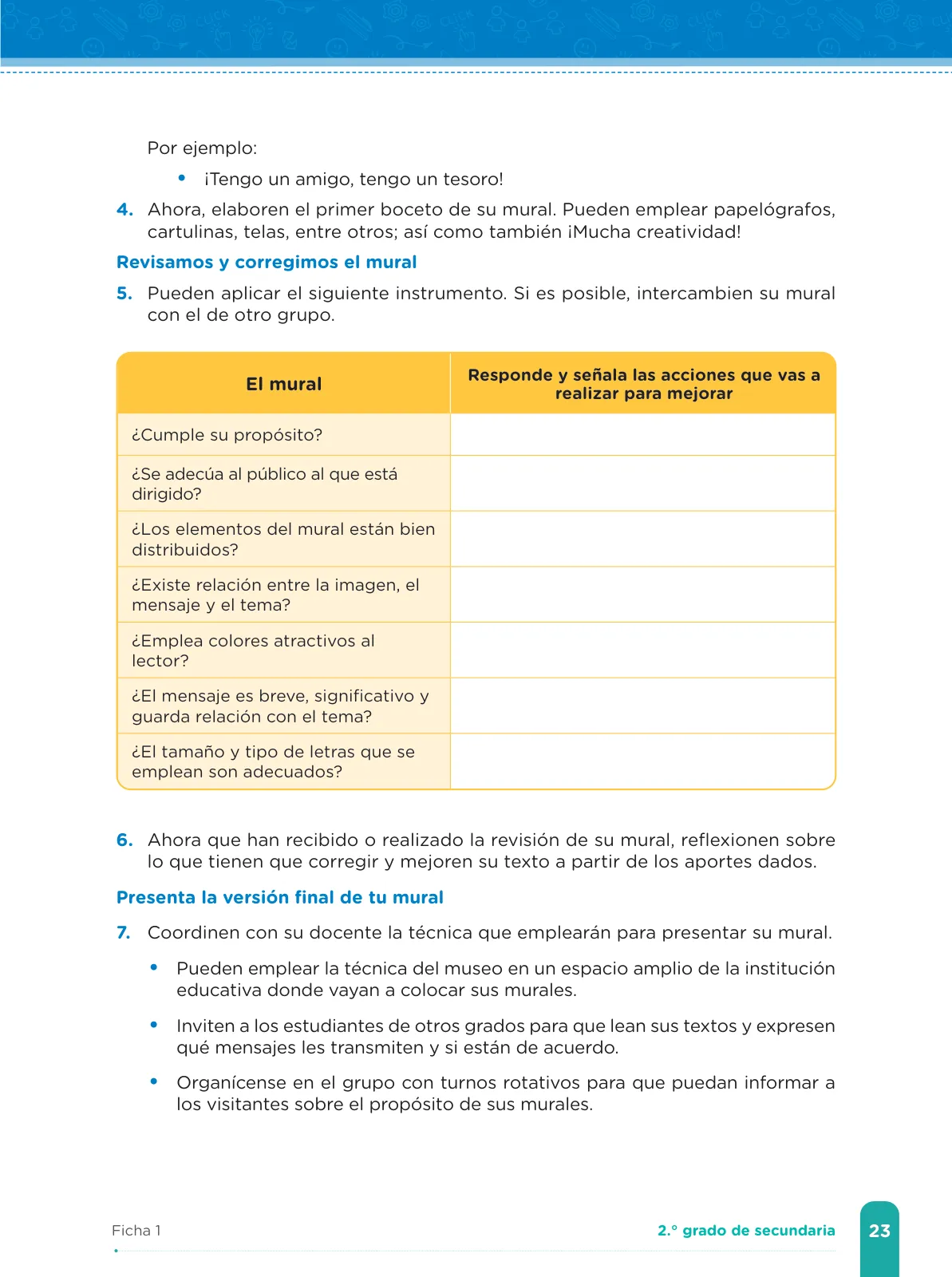 Miniatura página 25 de Fichas de aprendizaje de Comunicación 2 · 2024
