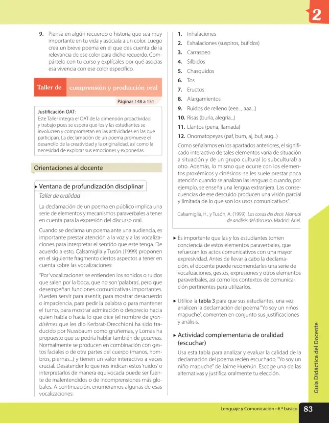 Página 176 de Lenguaje y Comunicación – Sexto Básico | Texto del Estudiante MINEDUC – Descargar PDF · 2024