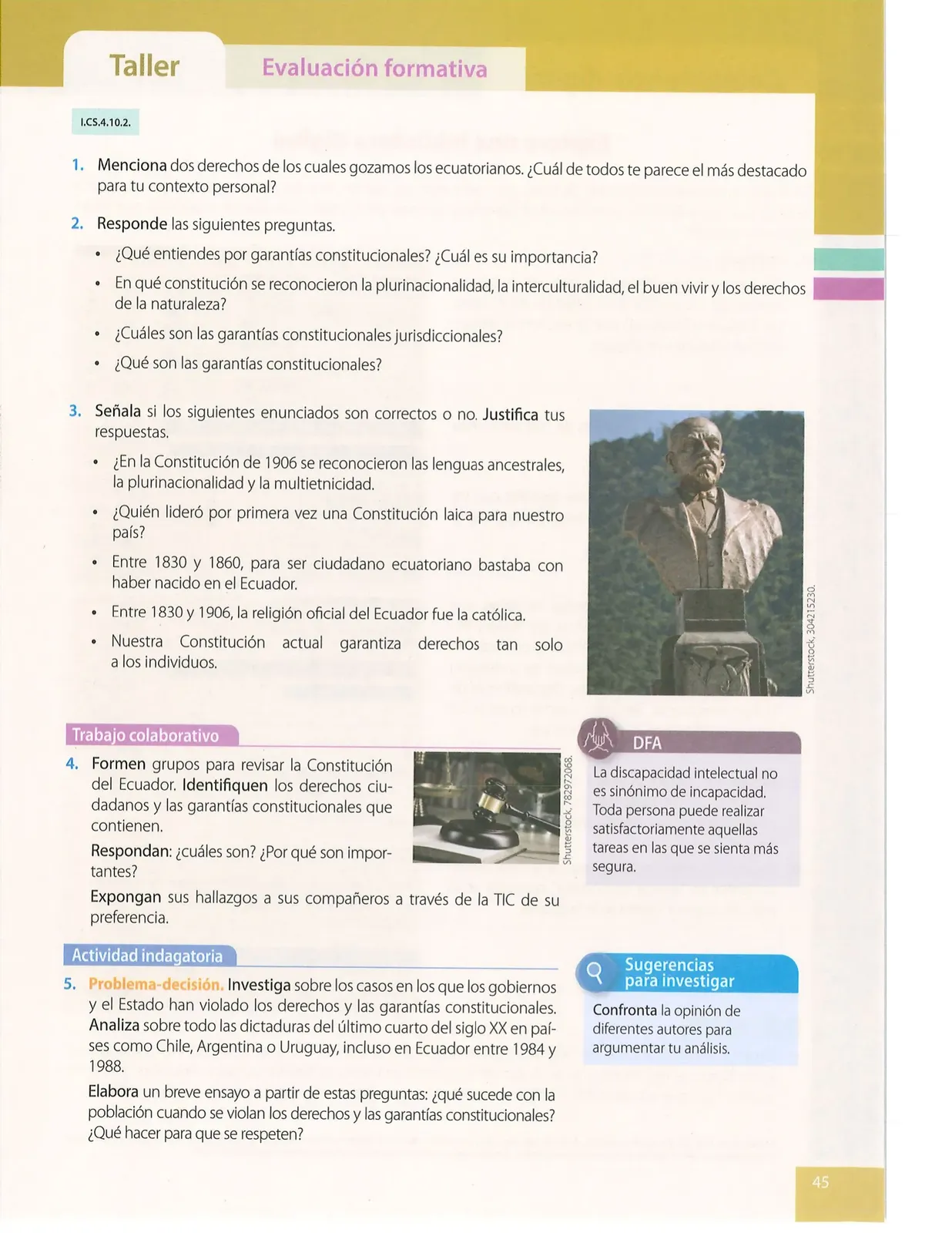 Página 44 de Estudios Sociales 10° · Egb 10 Estudios Sociales 2025 · 2025