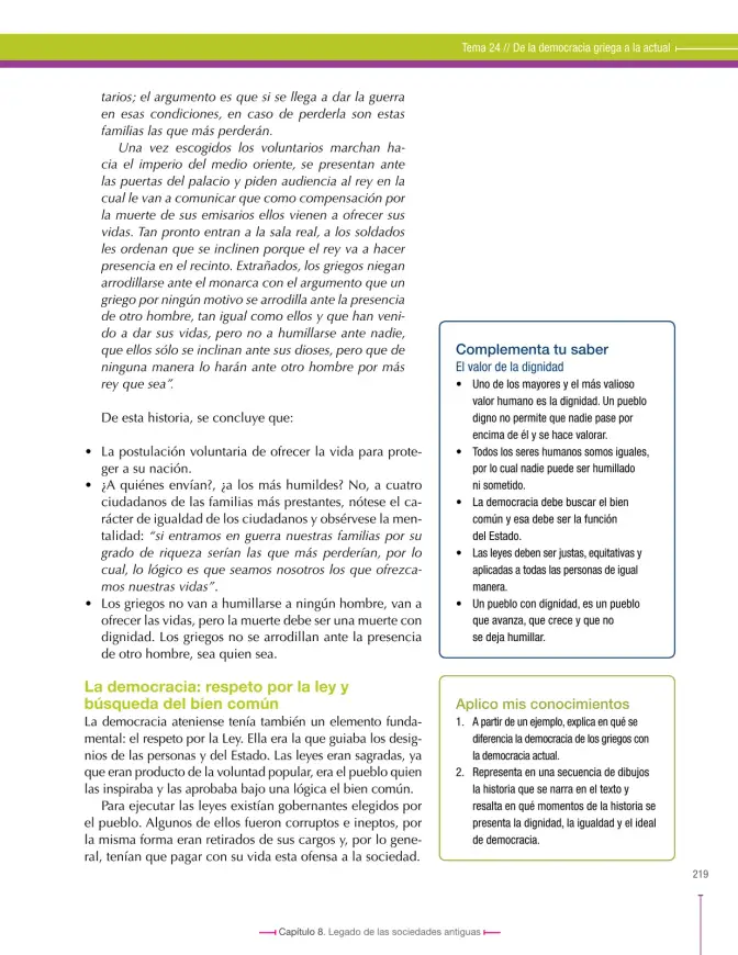 Página 219 de Ciencias Sociales 6° · Secundaria Activa