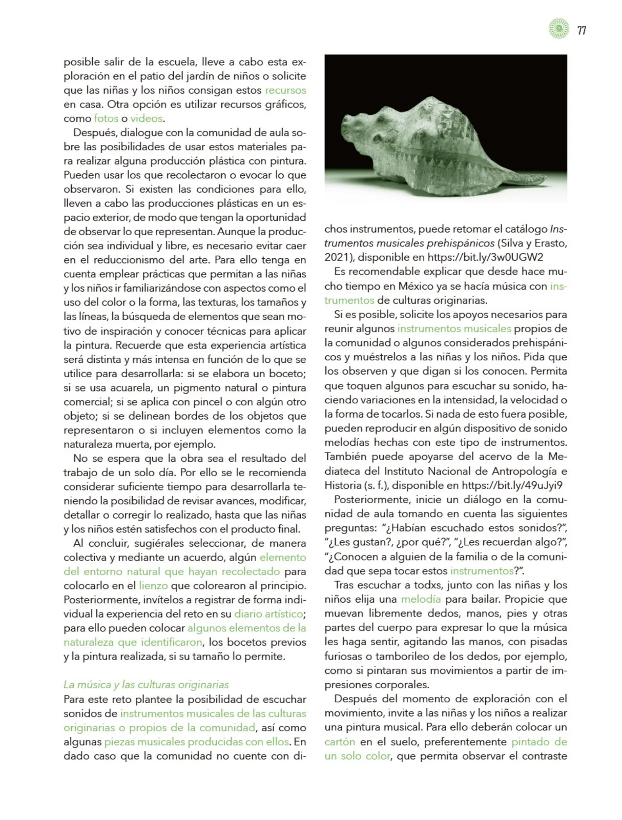 Página 78 de Modalidades de trabajo para la acción transformadora y el codiseño Libro de Educación Preescolar Grado 1°, 2°, 3° Ciclo Escolar 2025 - 2026