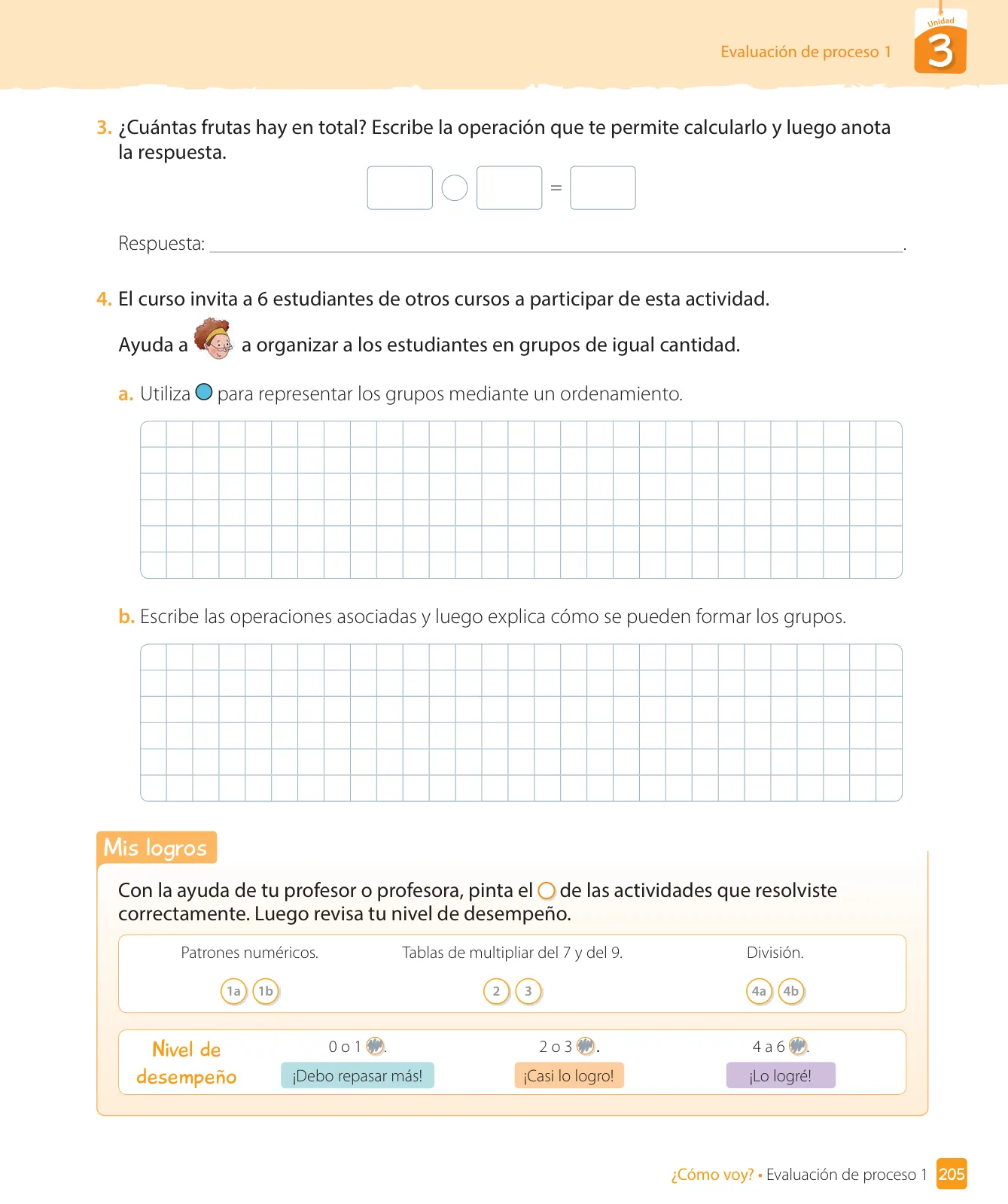 Página 207 de Matemática – Tercero Básico | Texto del Estudiante MINEDUC – Descargar PDF · 2024