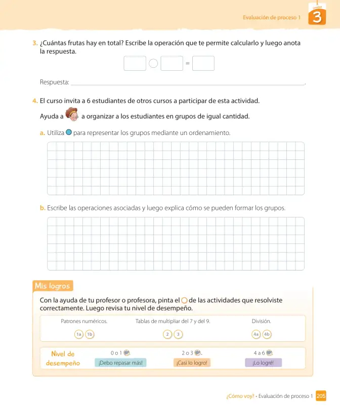 Página 207 de Matemática – Tercero Básico | Texto del Estudiante MINEDUC – Descargar PDF · 2019
