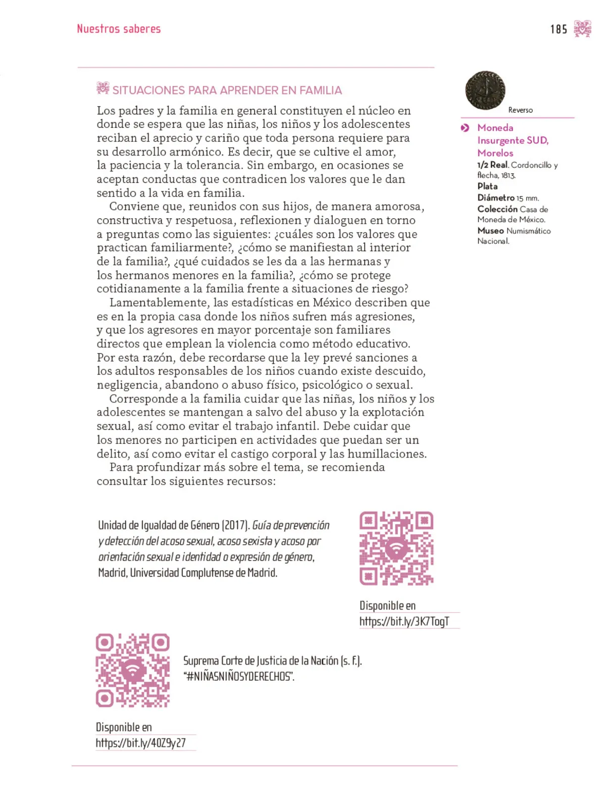 Página 186 de Nuestros saberes: Libro para alumnos, maestros y familia. Libro de Educación Primaria Grado 3° Ciclo Escolar 2025 - 2026