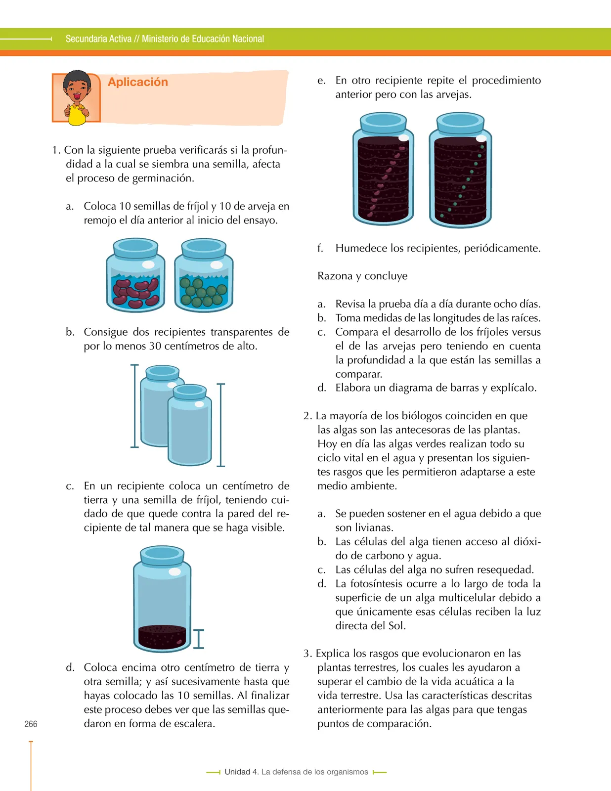 Página 266 de Ciencias Naturales 8° · Secundaria Activa