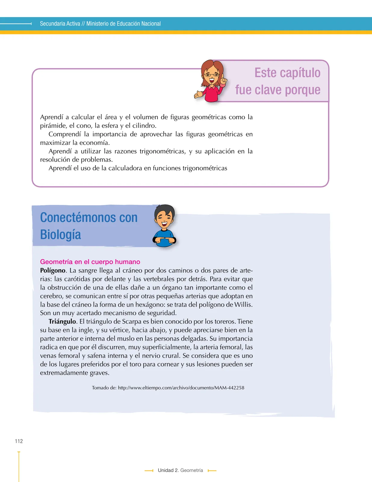 Miniatura página 112 de Matematica 9° · Secundaria Activa