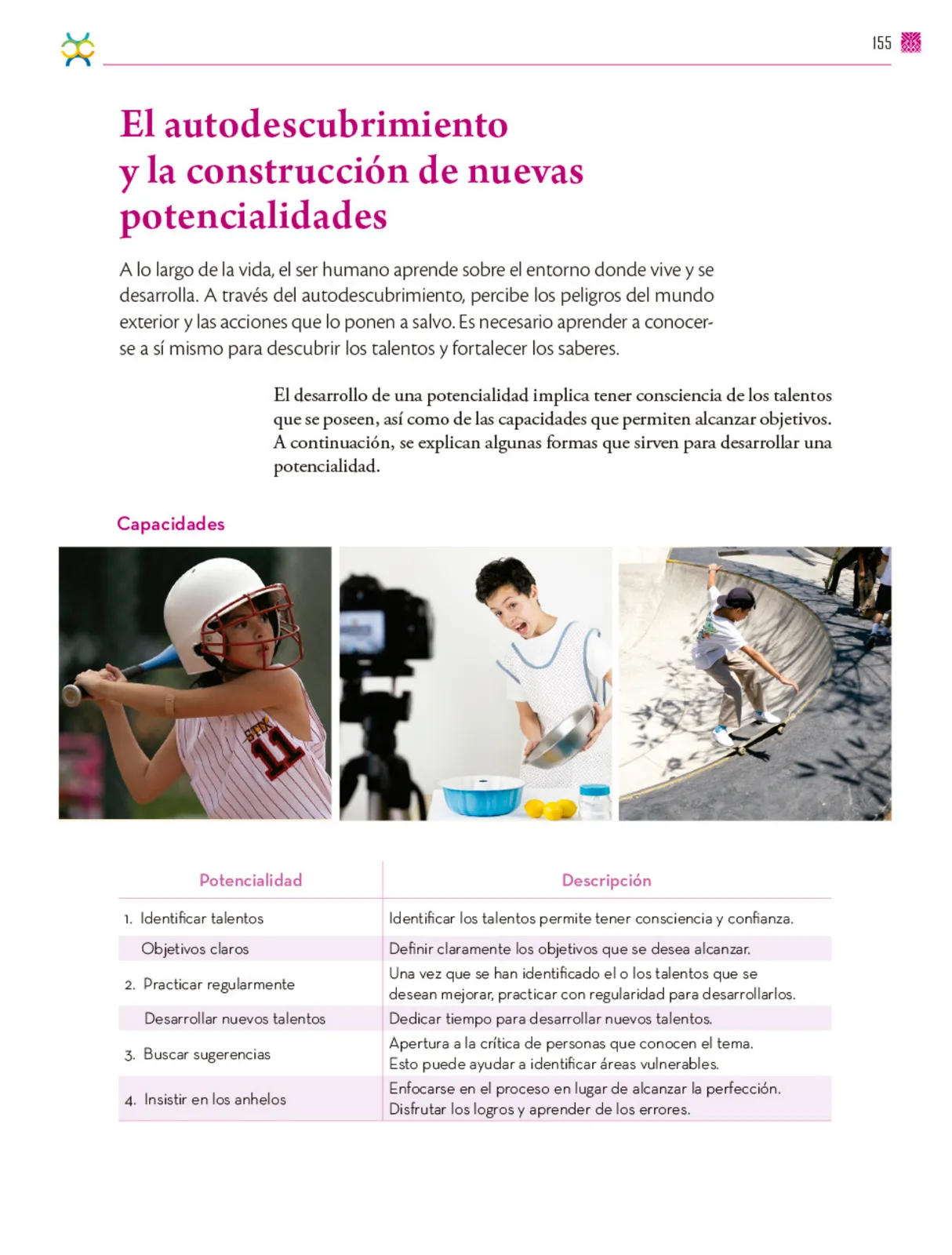 Página 156 de Colección Ximhai. De lo humano y lo comunitario.   Libro de Educación Secundaria Grado 1°  Ciclo Escolar 2025 - 2026