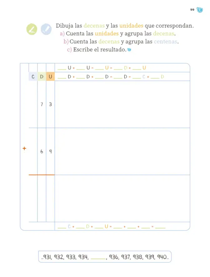 Página 100 de Múltiples lenguajes. Trazos y números. Libro de Educación Primaria Grado 2° Ciclo Escolar 2025 - 2026