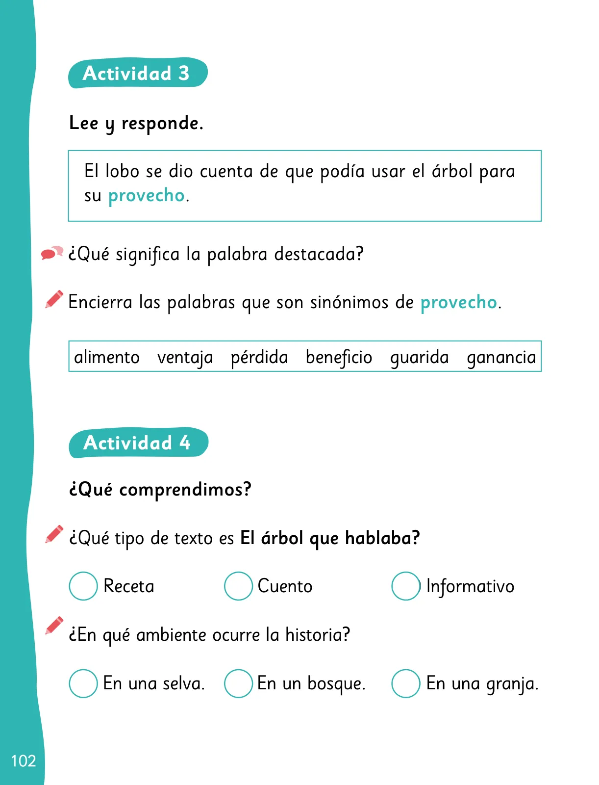 Página 104 de Lenguaje y Comunicación – Segundo Básico – Texto del Estudiante MINEDUC – Descargar PDF · 2024