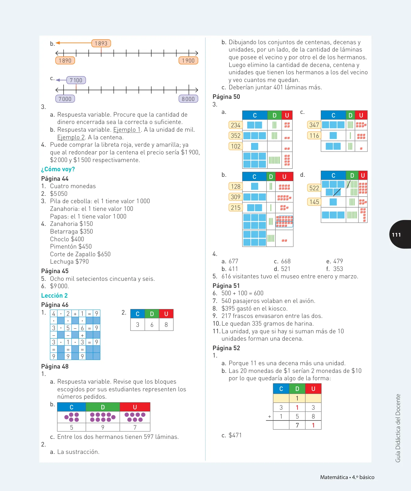 Miniatura página 300 de Matemática – Cuarto Básico | Texto del Estudiante MINEDUC – Descargar PDF · 2024