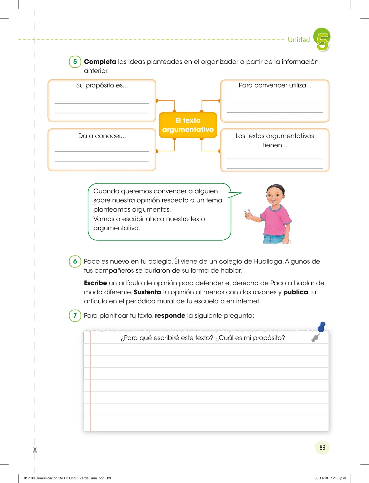 Página 91 de Comunicación : cuadernillo de trabajo 5 · 2018
