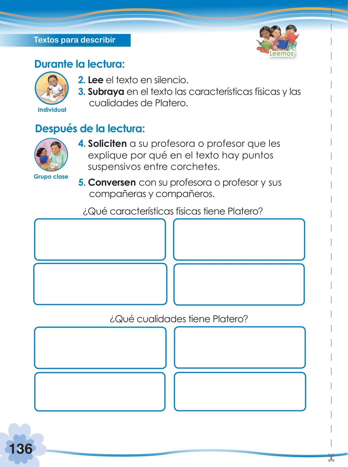 Página 138 de Comunicación 2 : cuaderno de trabajo para segundo grado de Educación Primaria 2019 · 2019