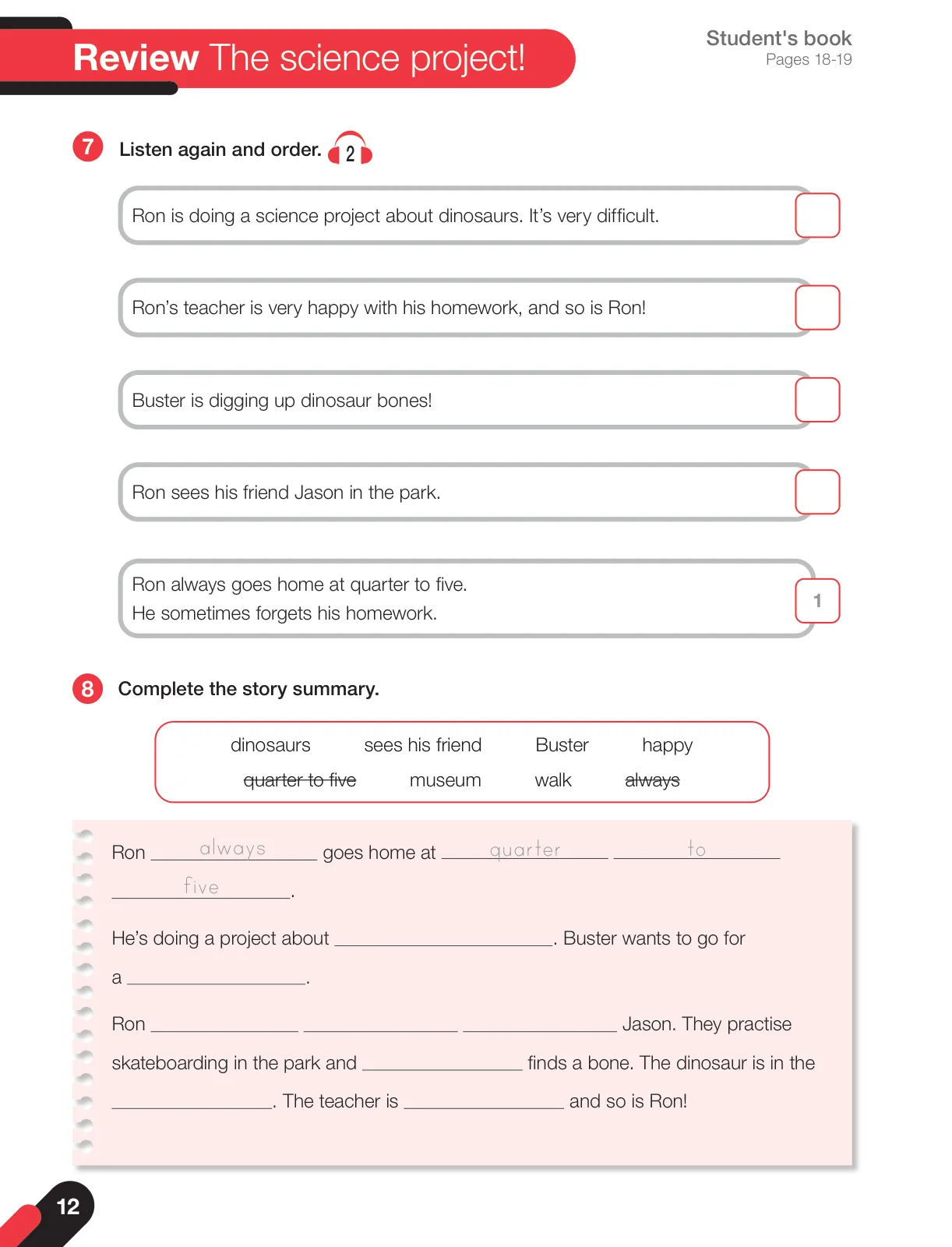 Página 14 de Inglés – Quinto Básico | Texto del Estudiante MINEDUC – Descargar PDF · 2024