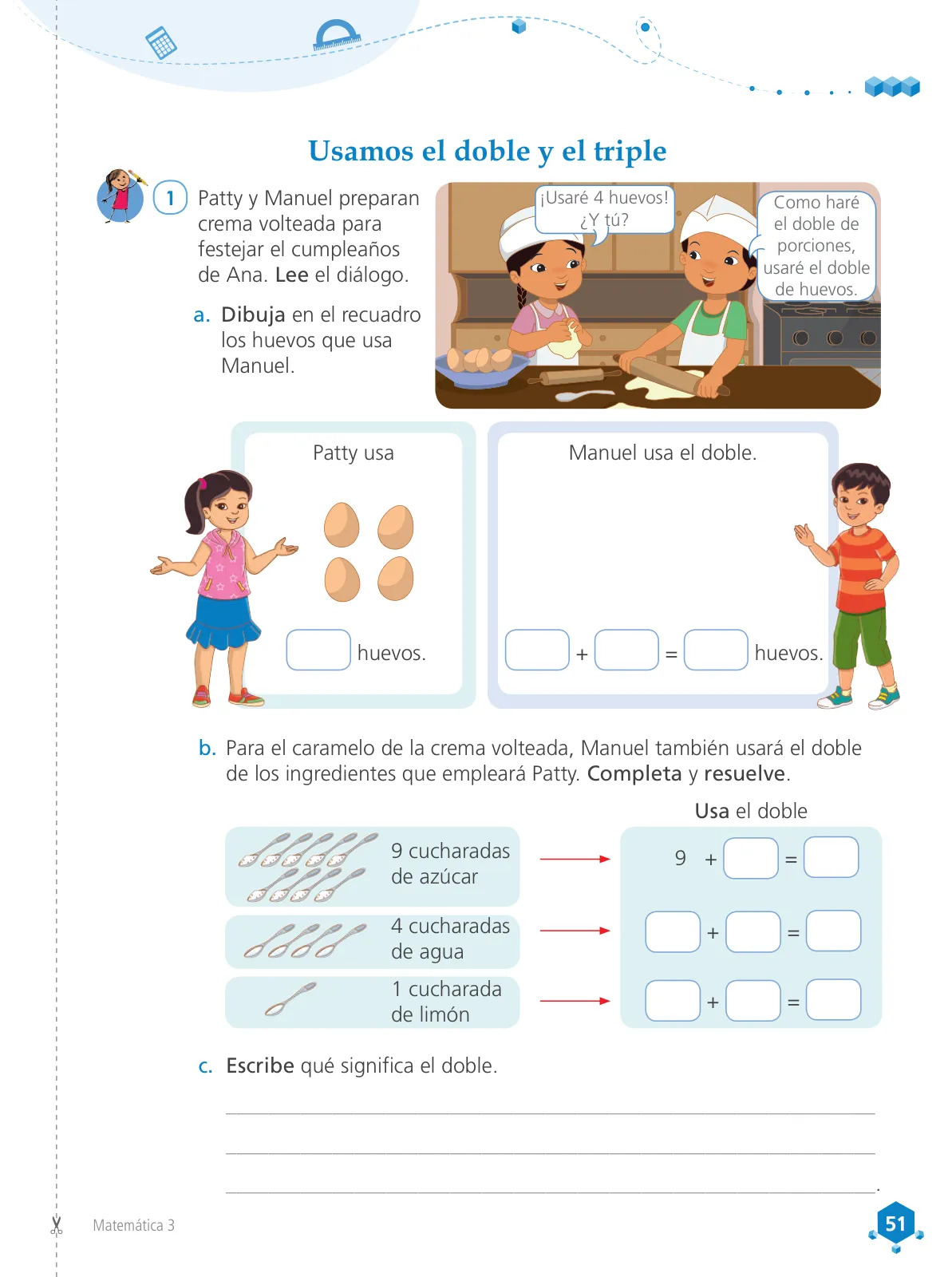 Miniatura página 53 de Matemática 3 : cuaderno de trabajo para tercer grado de Educación Primaria 2019 · 2019