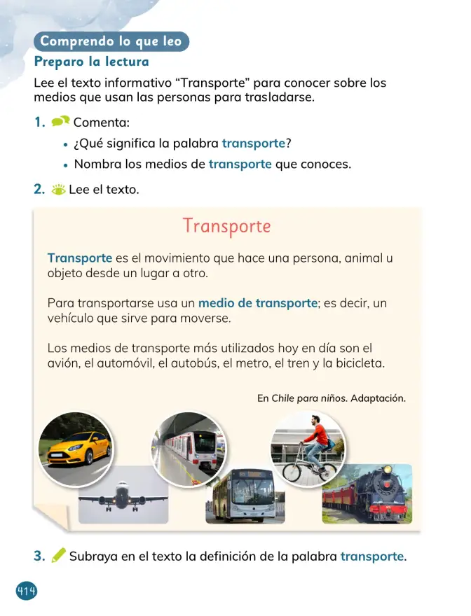 Página 144 de Lenguaje y Comunicación – Primero Básico | Texto del Estudiante MINEDUC – Descargar PDF · 2024
