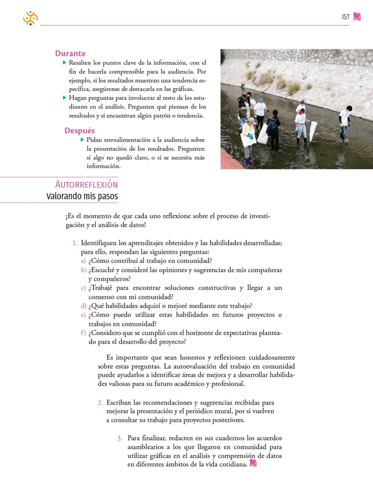 Página 158 de Colección Ximhai. Nuestro libro de proyectos. Libro de Educación Secundaria Grado 1° Ciclo Escolar 2025 - 2026