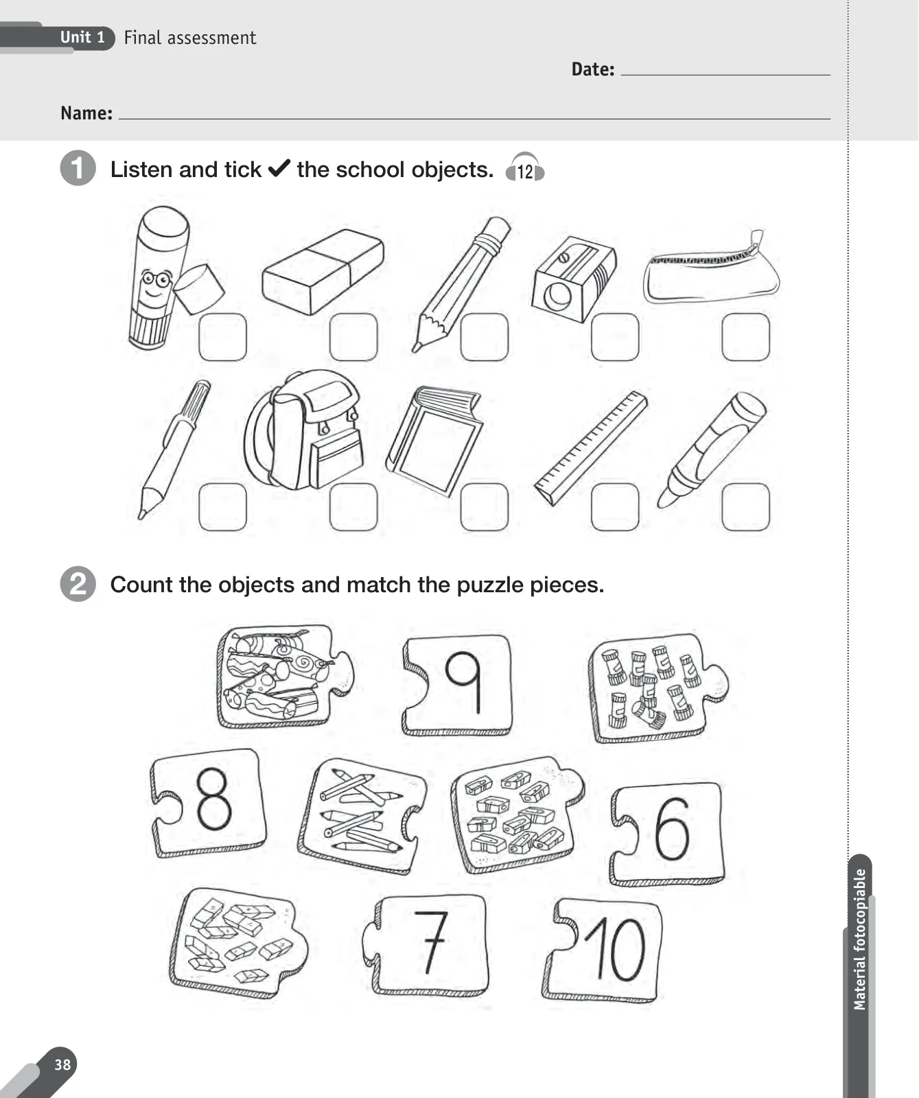 Miniatura página 40 de Inglés – Primero Básico | Student’s Book MINEDUC – Descargar PDF · 2024