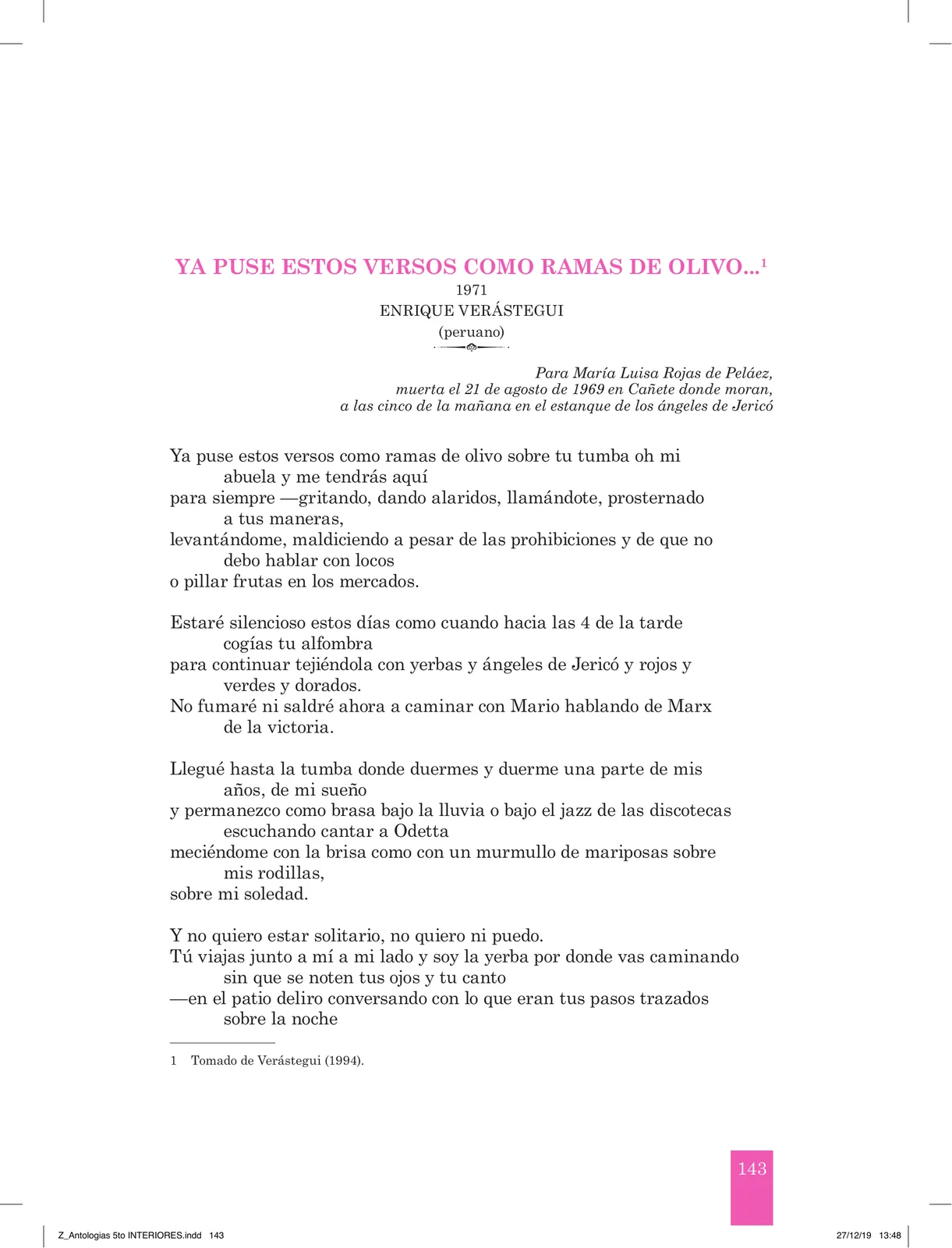 Página 145 de Antología literaria 5 · 2019