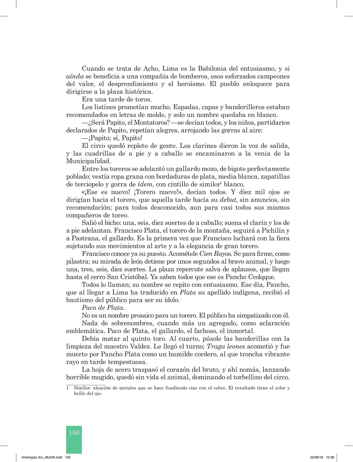 Página 151 de Antología literaria 3 · 2018