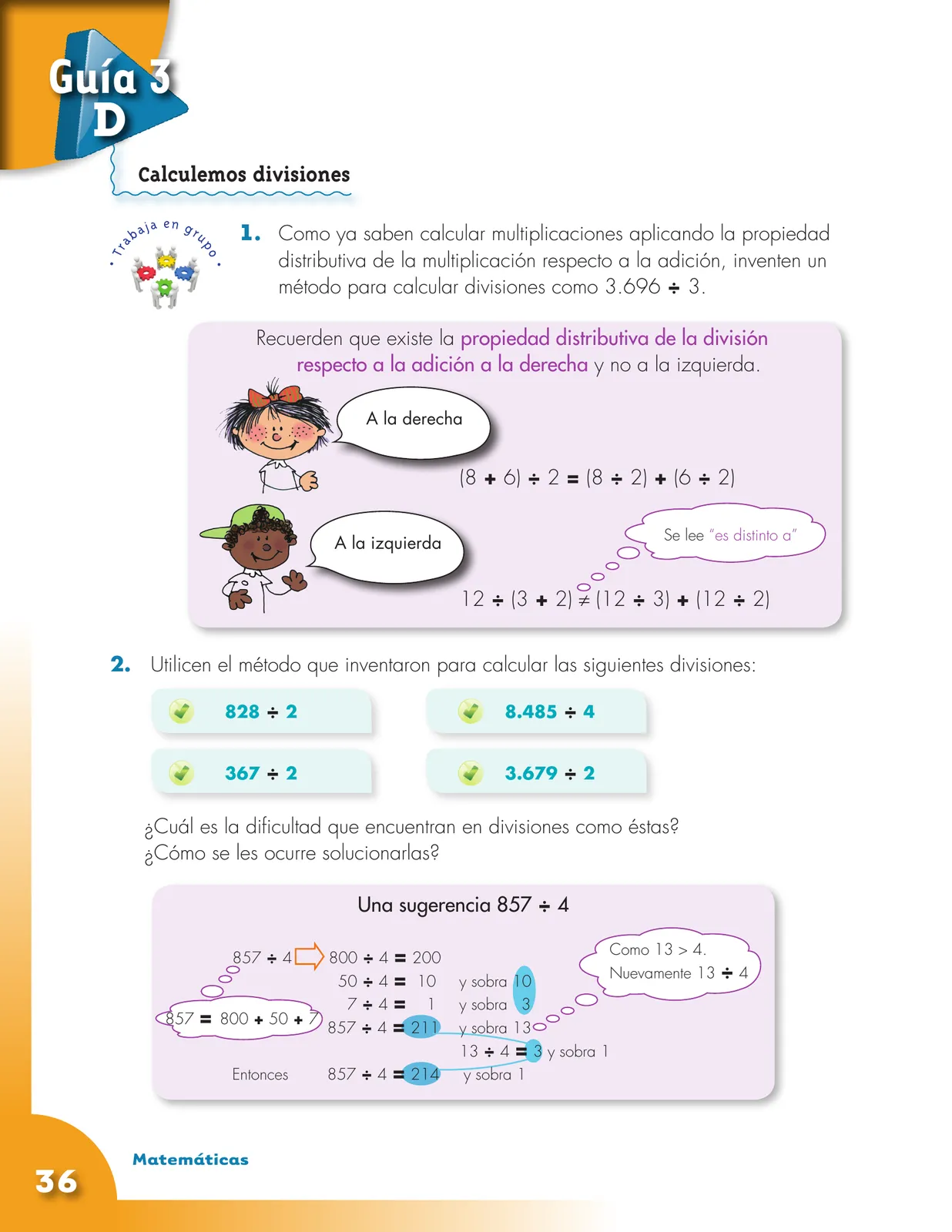 Página 36 de Matematica 4° · Cartilla 01