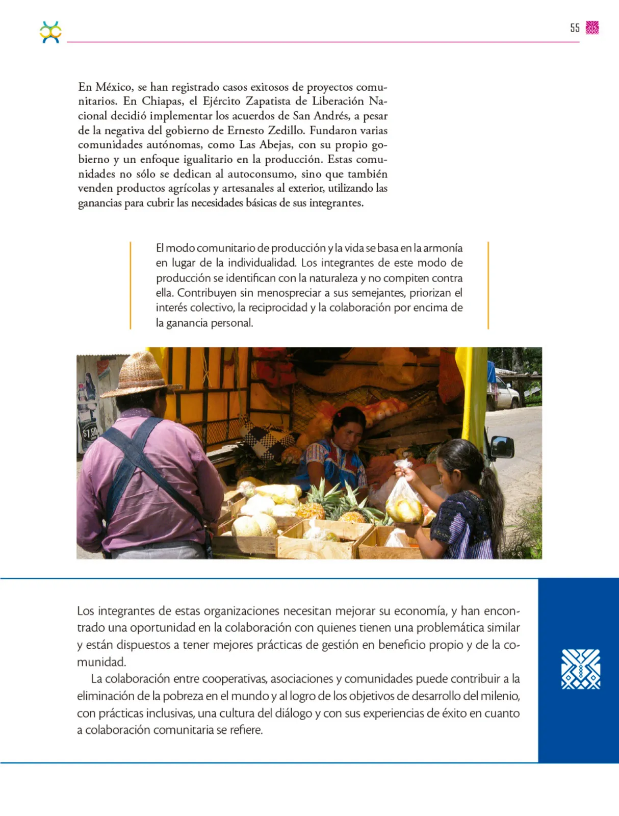 Página 56 de Colección Nanahuatzin. De lo humano y lo comunitario. Libro de Educación Secundaria Grado 3° Ciclo Escolar 2025 - 2026