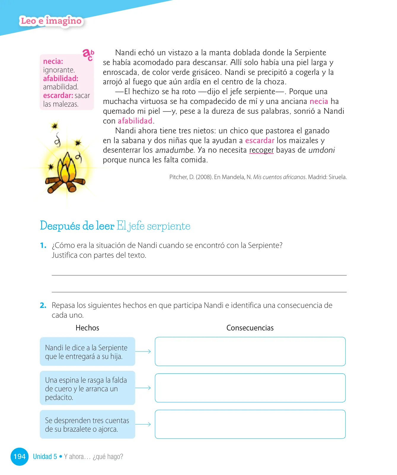 Miniatura página 196 de Lenguaje y Comunicación – Cuarto Básico | Texto del Estudiante MINEDUC – Descargar PDF · 2024