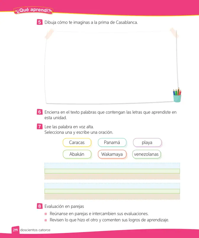 Página 195 de Lenguaje y Comunicación – Primero Básico | Texto del Estudiante MINEDUC – Descargar PDF · 2024