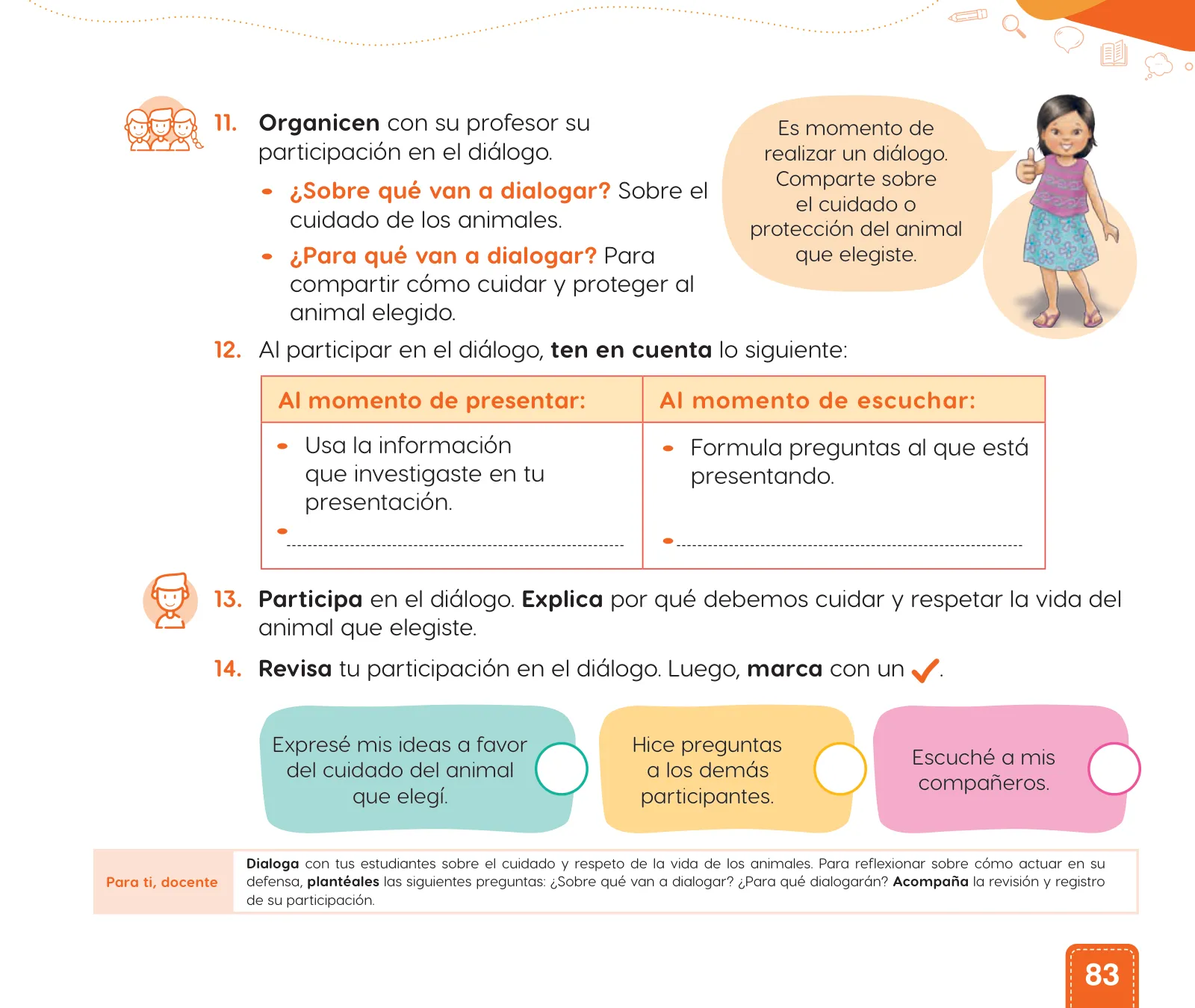 Página 85 de Cuadernillo de Comunicación 1, primer grado de Primaria · 2023