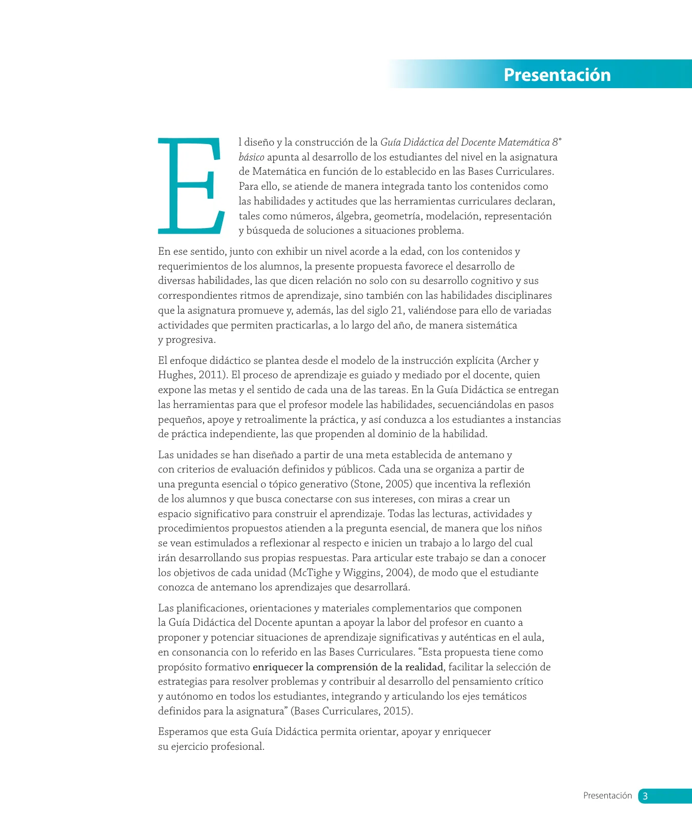 Miniatura página 5 de Matemática – Octavo Básico | Texto del Estudiante MINEDUC – Descargar PDF · 2024