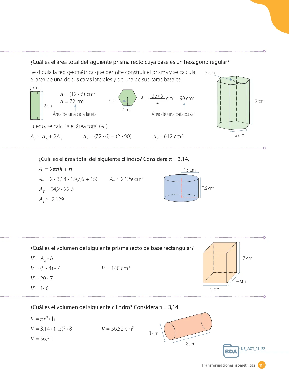 Miniatura página 119 de Matemática – Octavo Básico | Texto del Estudiante MINEDUC – Descargar PDF · 2024