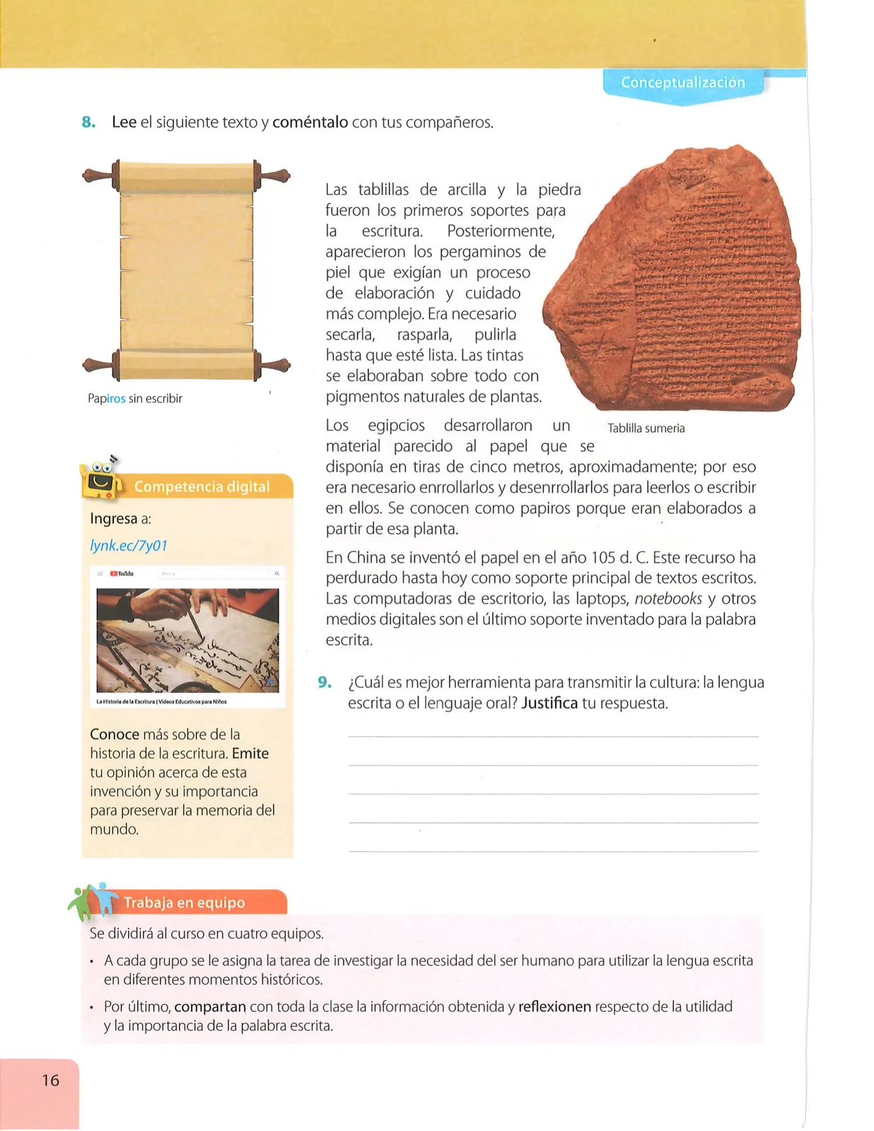 Miniatura página 17 de Lengua Y Literatura · 7 EGB · 2024