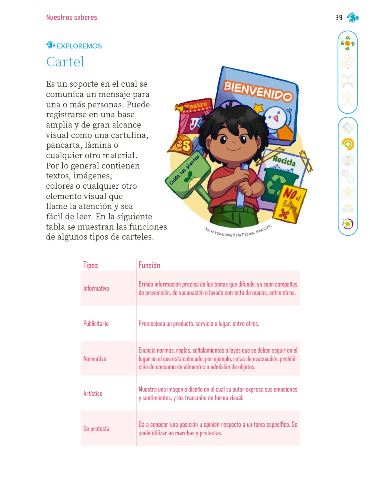 Página 40 de Nuestros saberes: Libro para alumnos, maestros y familia. Libro de Educación Primaria Grado 1° Ciclo Escolar 2025 - 2026