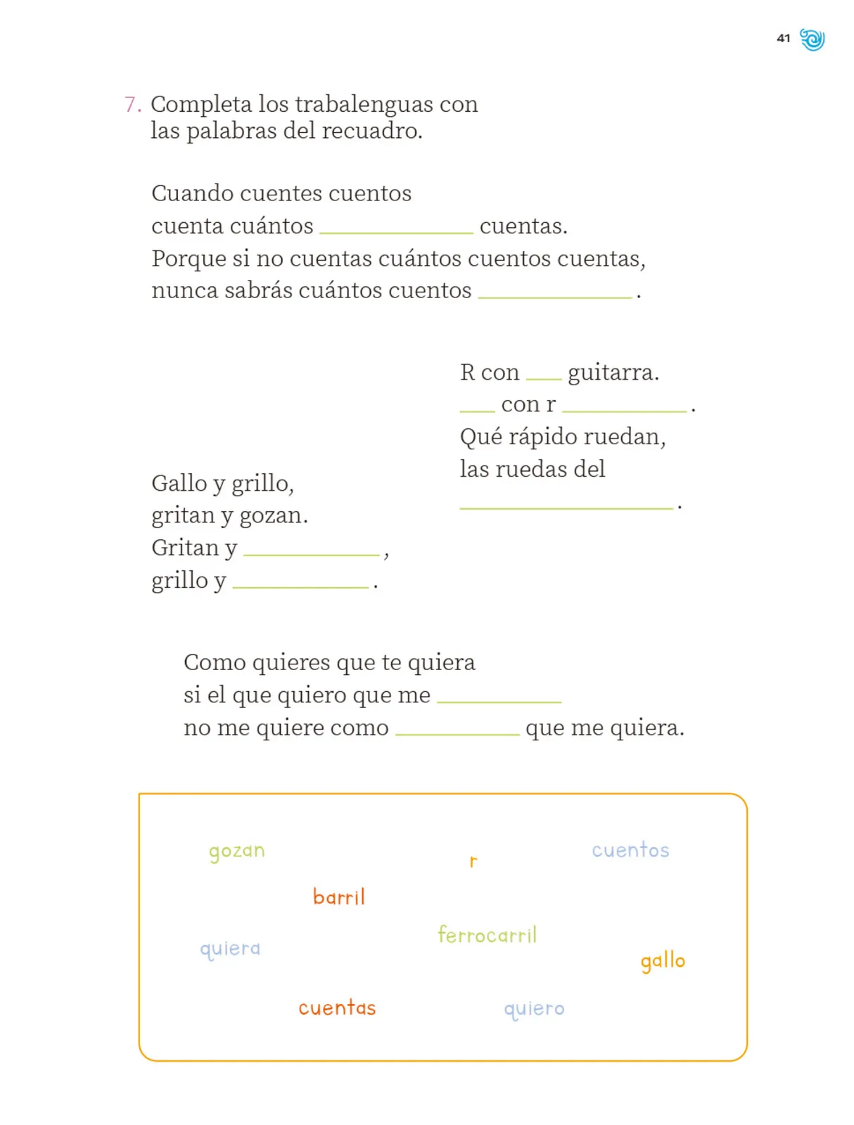 Miniatura página 42 de Múltiples lenguajes. Trazos y palabras.   Libro de Educación Primaria Grado 1°  Ciclo Escolar 2025 - 2026