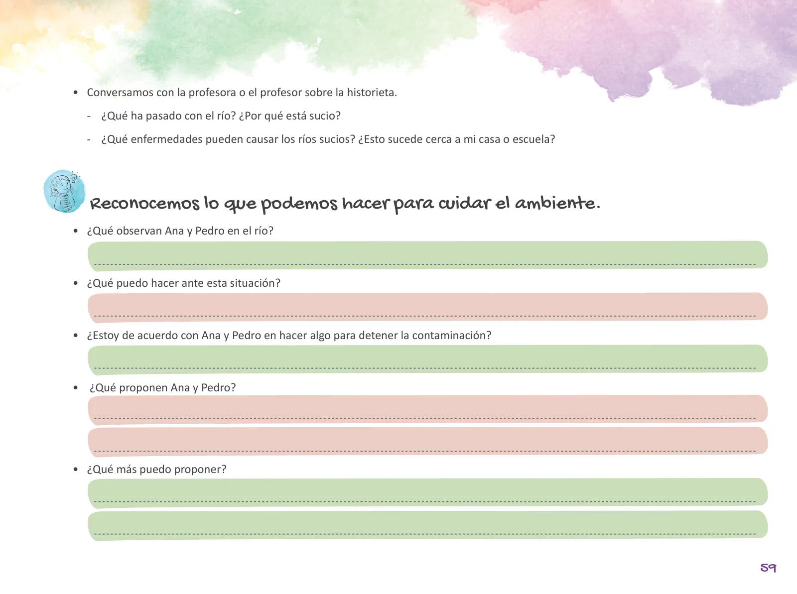 Miniatura página 61 de Cuadernillo de Tutoría Tercer Grado Educación Primaria 2019 · 2019