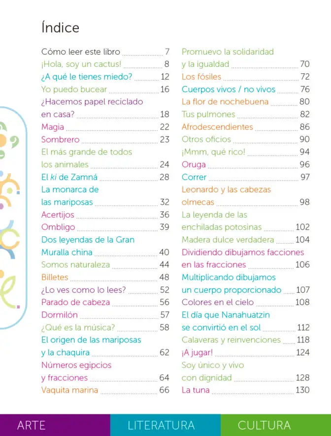 Página 5 de Múltiples lenguajes. Libro de Educación Primaria Grado 3° Ciclo Escolar 2025 - 2026