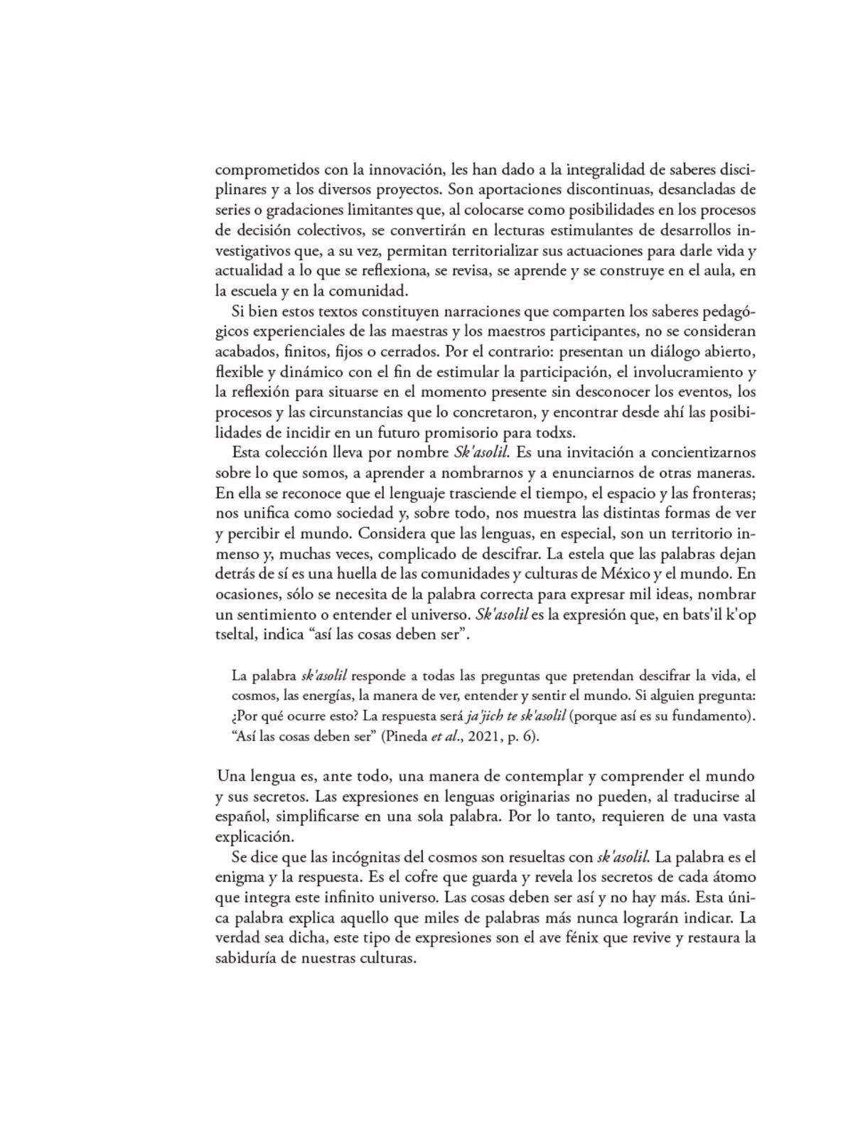 Miniatura página 9 de Colección Sk´asolil. De lo humano y lo comunitario.   Libro de Educación Secundaria Grado 2°  Ciclo Escolar 2025 - 2026