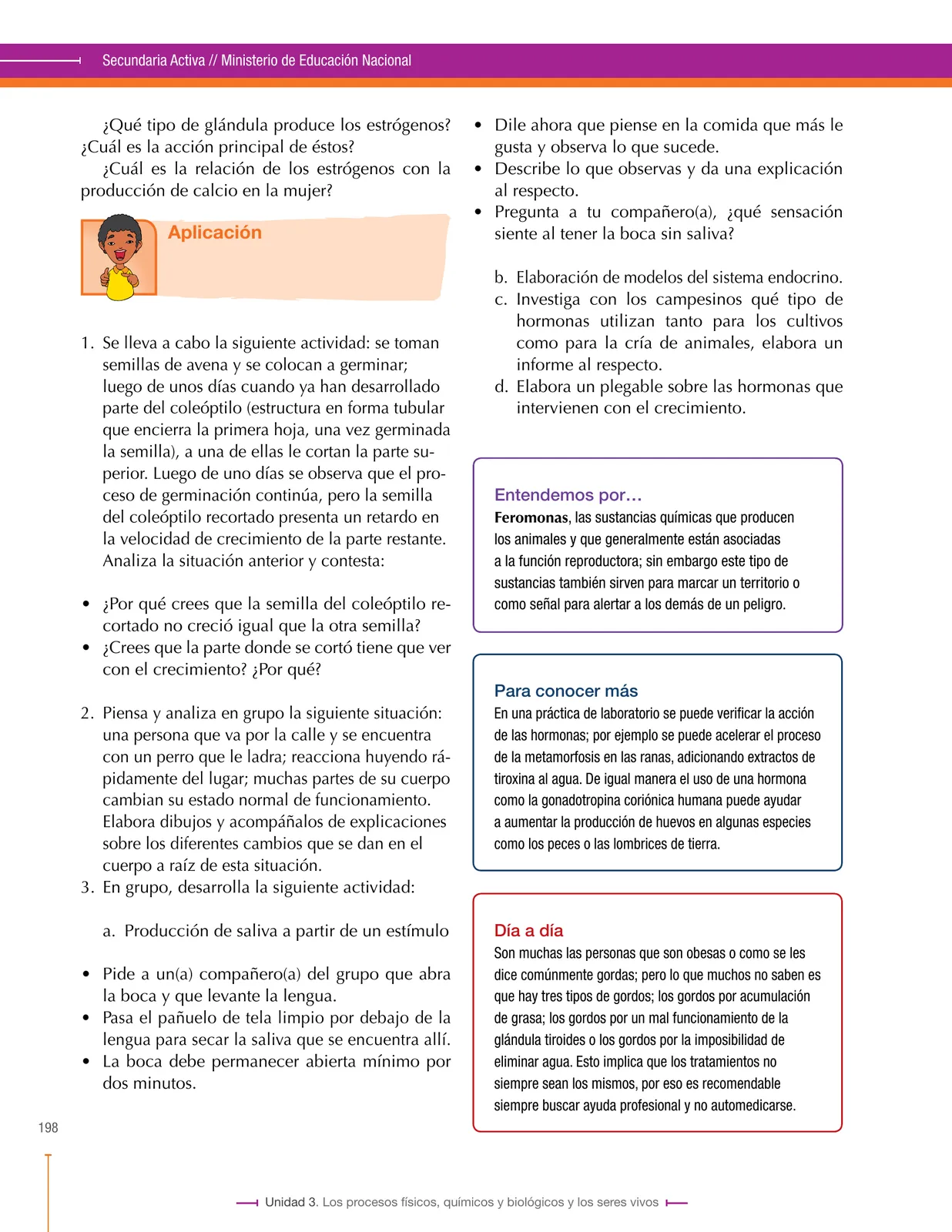 Miniatura página 198 de Ciencias Naturales 8° · Secundaria Activa