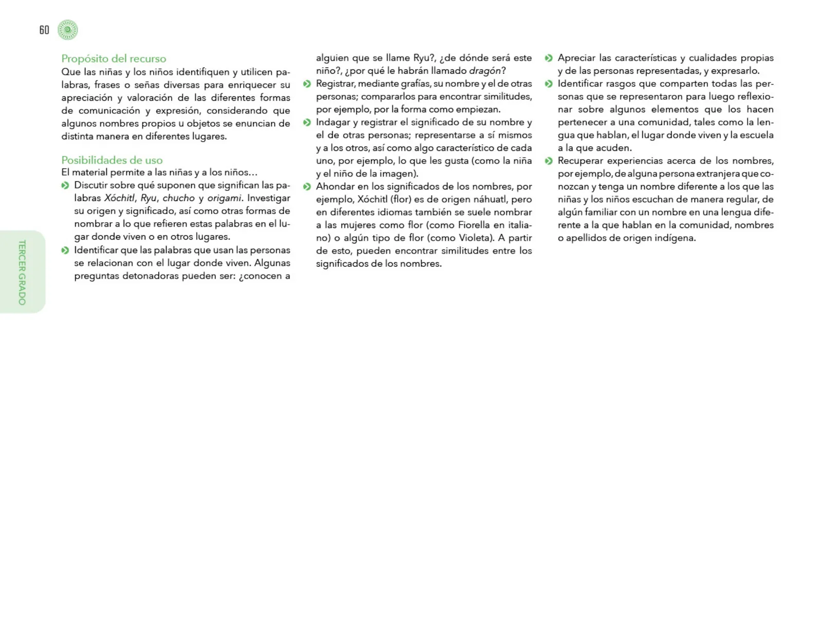 Página 61 de Posibilidades de trabajo para la acción transformadora y el codiseño. Ficheros. Fase 2 Libro de Educación Preescolar Grado 1°, 2°, 3° Ciclo Escolar 2025 - 2026