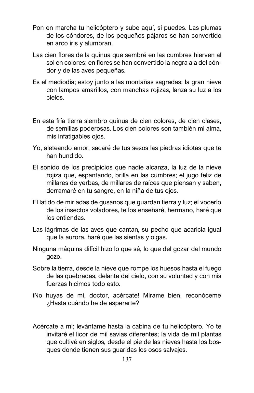Miniatura página 137 de Arguedas, entre el fuego y el amor : textos seleccionados para estudiantes de Educación Básica · 2021