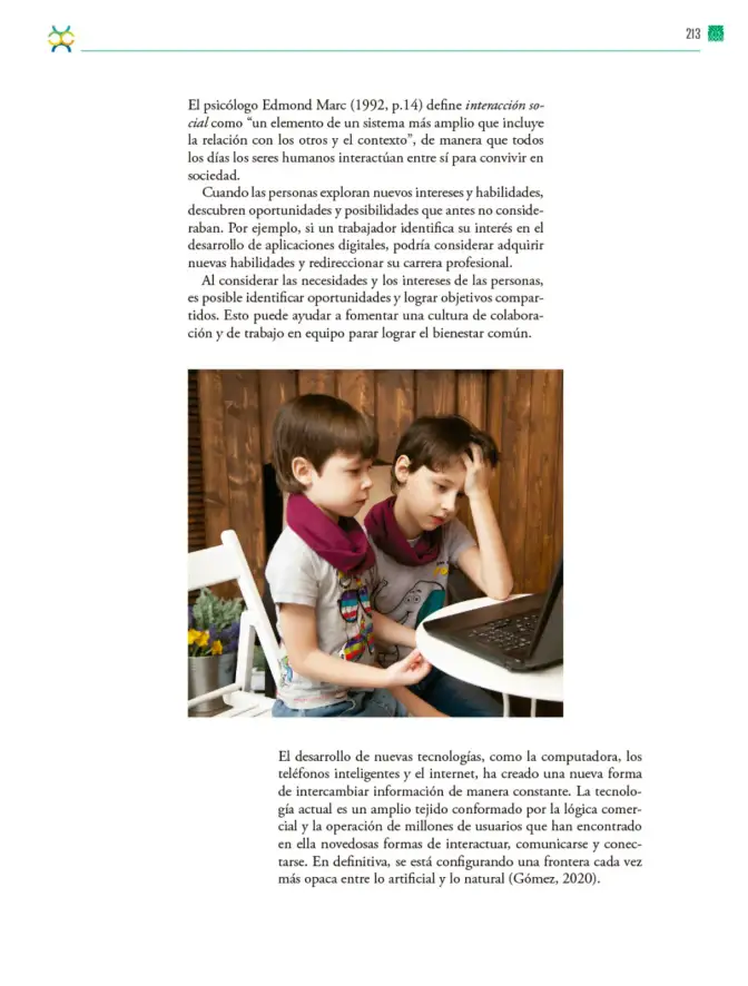 Página 214 de Colección Ximhai. De lo humano y lo comunitario. Libro de Educación Telesecundaria Grado 1° Ciclo Escolar 2025 - 2026