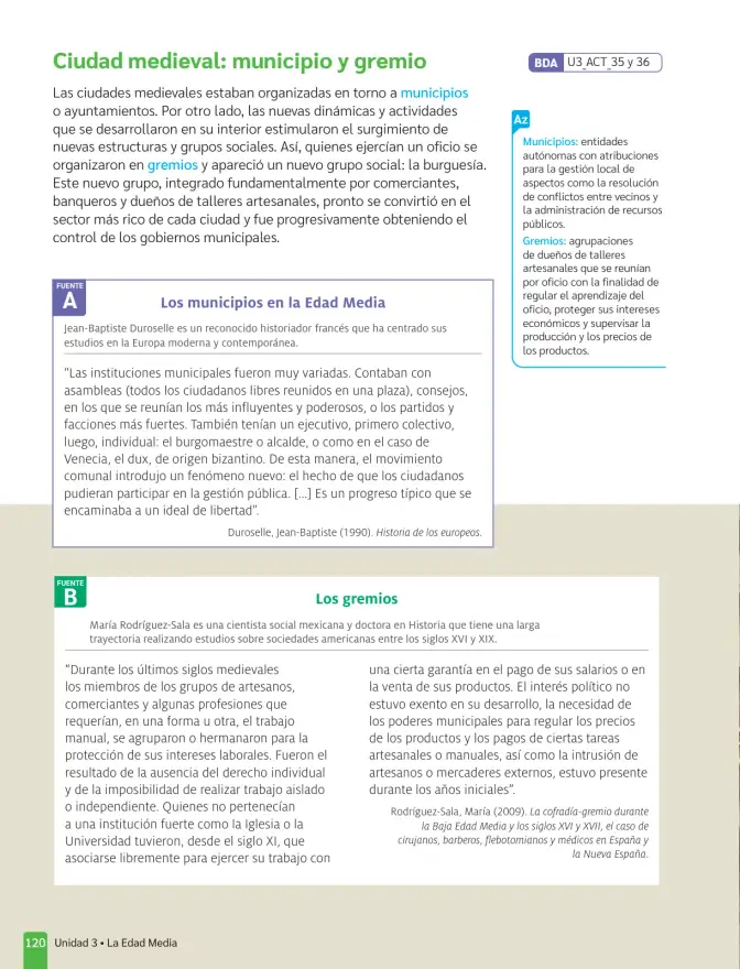 Página 122 de Historia, Geografía y Ciencias Sociales – Séptimo Básico | Texto del Estudiante MINEDUC – Descargar PDF · 2024