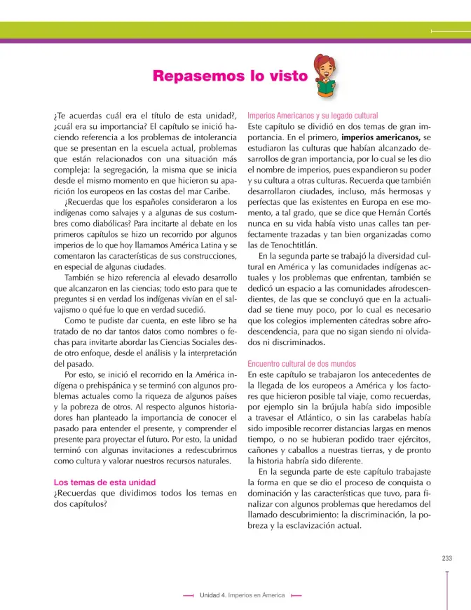Página 233 de Ciencias Sociales 7° · Secundaria Activa